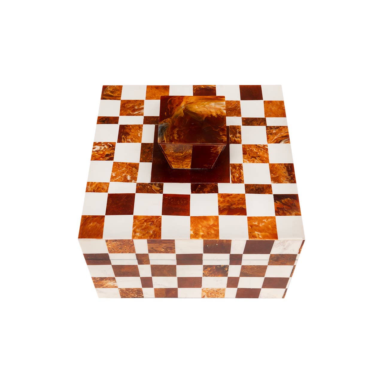 Decorative Camiro Box by Kavana Decor, featuring intricate design and wooden finish, ideal for home decor storage or display.