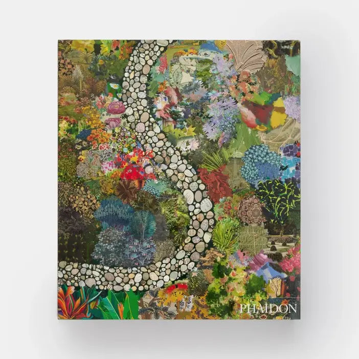 Book cover for "Garden: Exploring The Horticultural World" by Phaidon, featuring lush garden photographs and botanical illustrations.