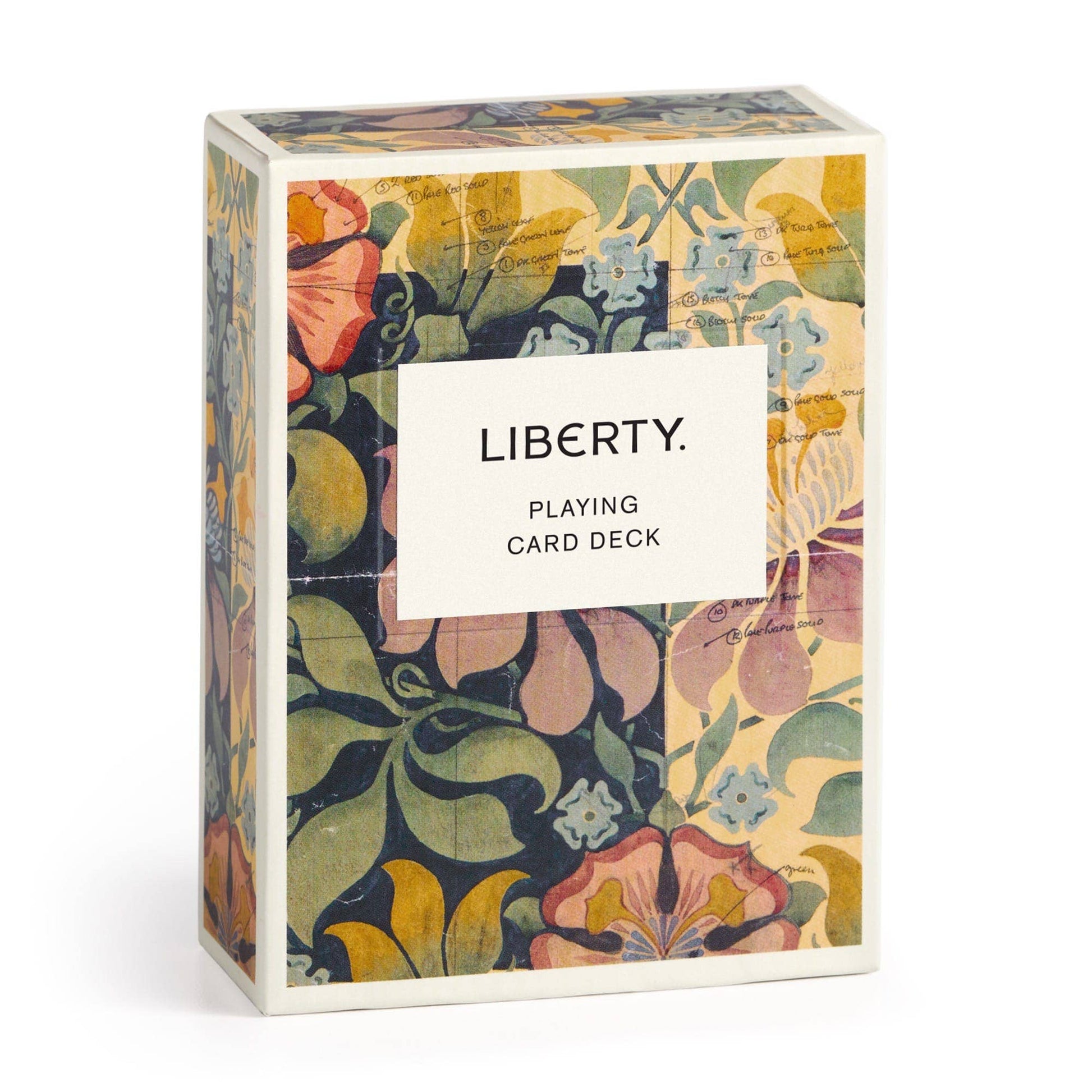 Liberty Archive playing card deck by Chronicle Books featuring vintage-style card designs and classic imagery.