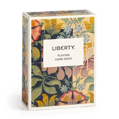 Liberty Archive playing card deck by Chronicle Books featuring vintage-style card designs and classic imagery.