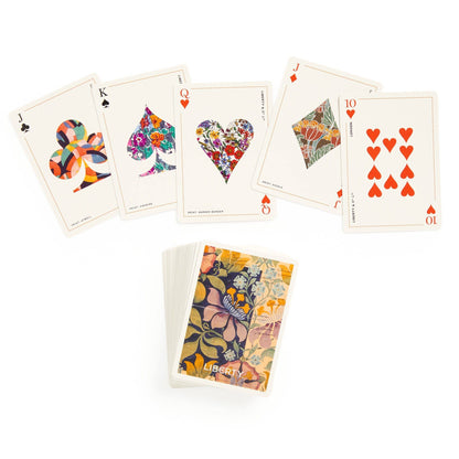 Liberty Archive playing card deck by Chronicle Books featuring vintage-inspired designs on standard playing cards.