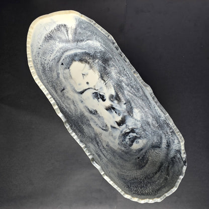 Large Resin Trough - Entryway Catchall - Decorative Bowl