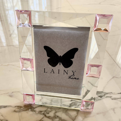 Pink Crystal Picture frame 5X7