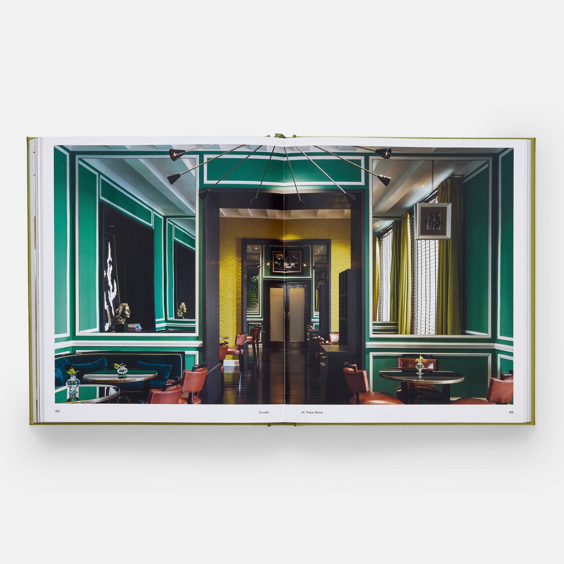 Phaidon Leading Hotels of the World book showing elegant cover with hotel images and luxurious design.