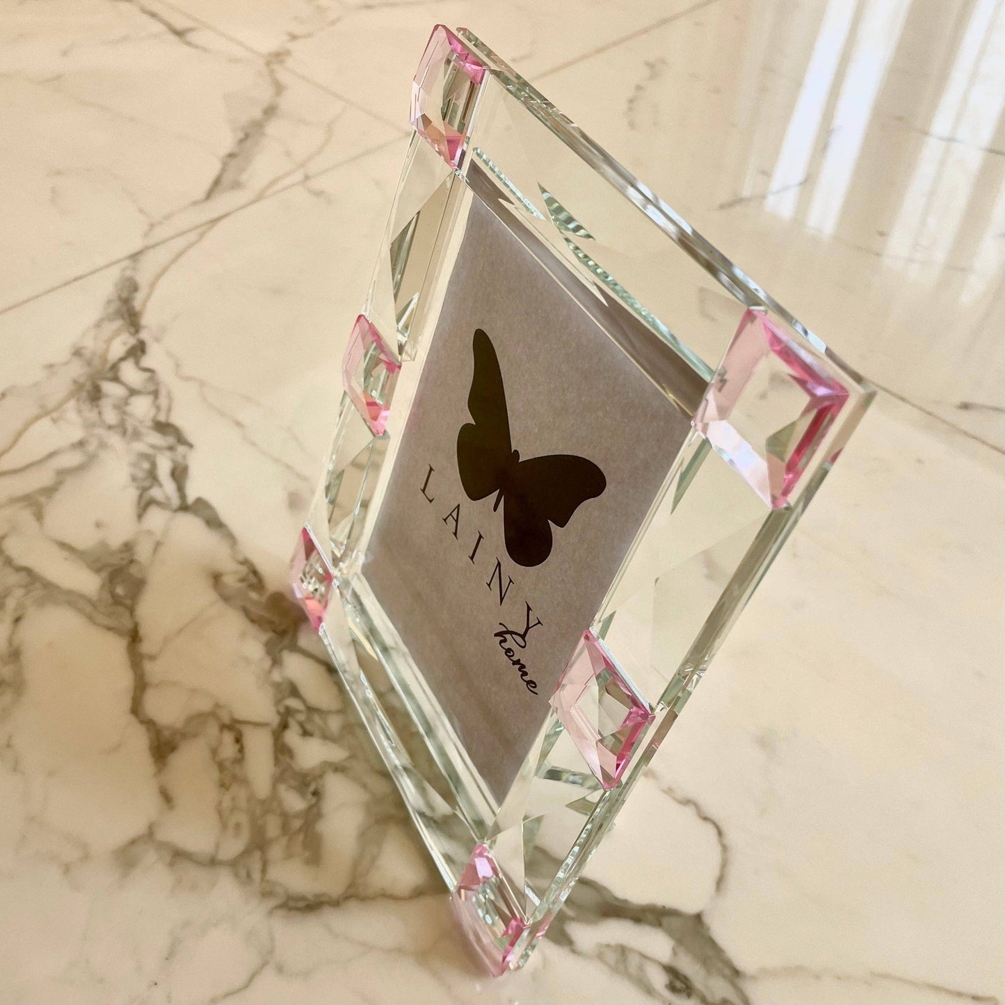 Pink Crystal Picture frame 5X7
