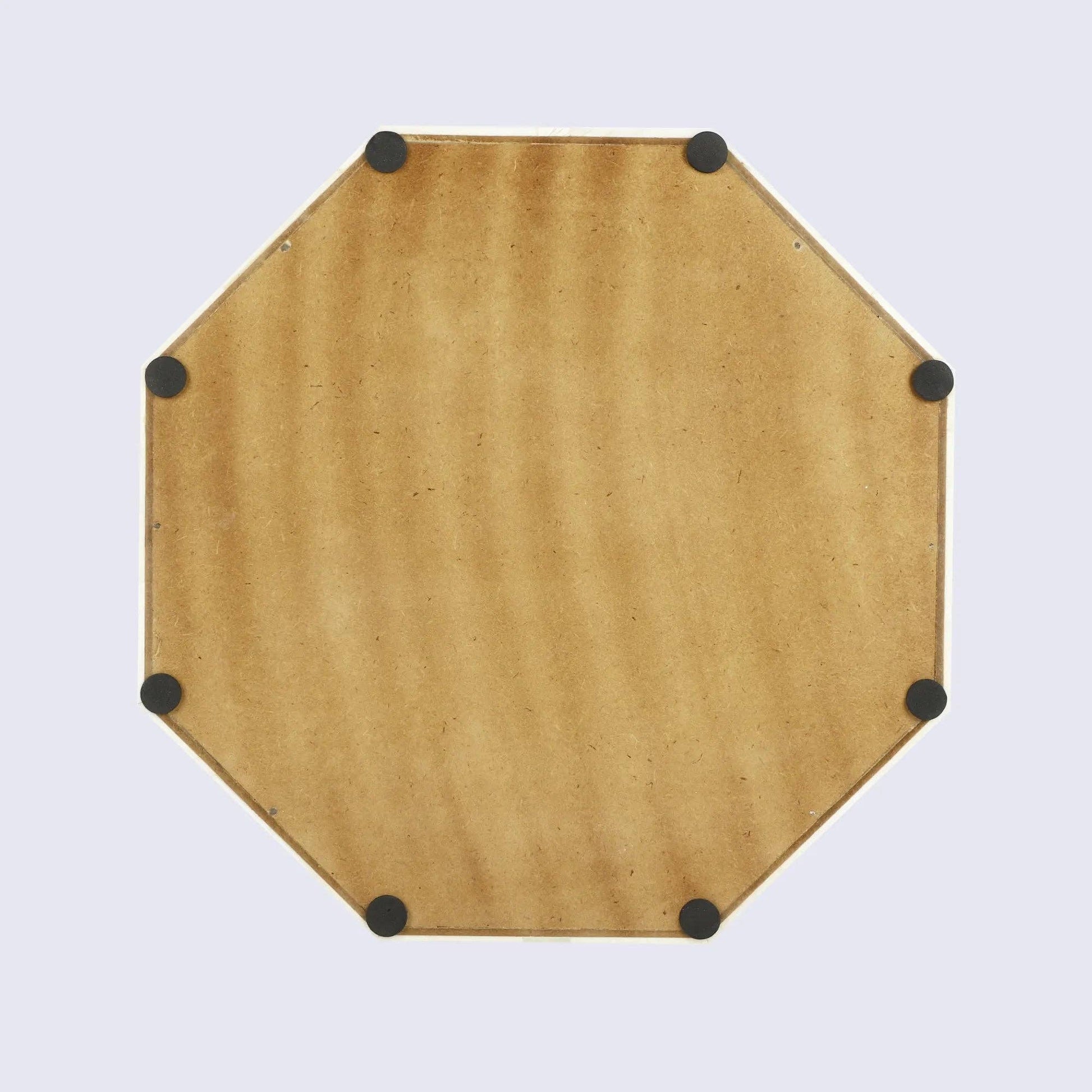Bone inlay decorative tray Athens Dionysis by ST x OH, 12x12 inches, showcasing intricate inlaid design and elegant craftsmanship.