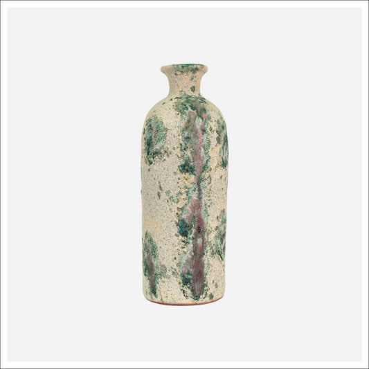 Kavana Decor Fallon Vase with a sleek, modern design in a neutral finish, perfect for home decor accents.