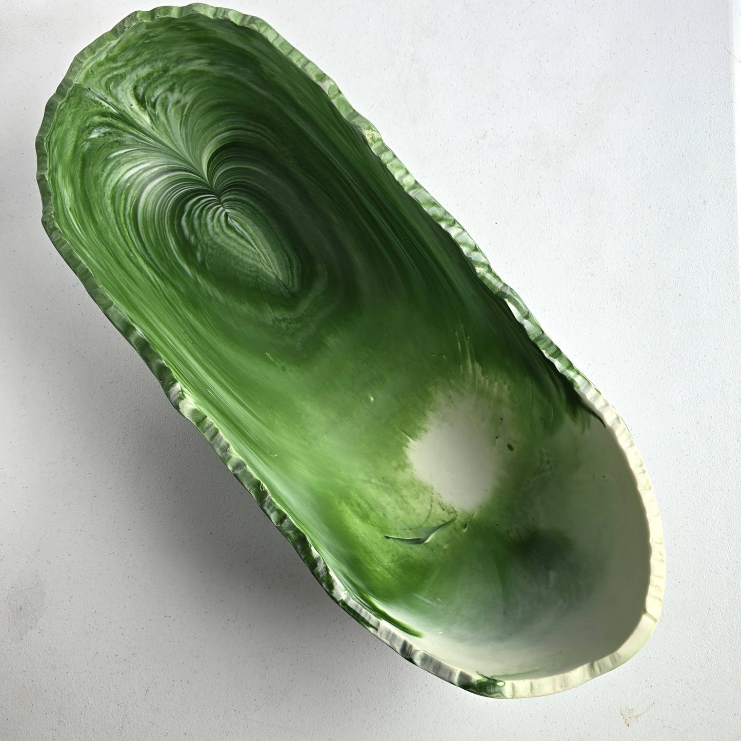 Large Resin Trough - Entryway Catchall - Decorative Bowl