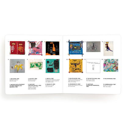 Basquiat Colors Board Book by Chronicle Books featuring vibrant artwork and colorful pages for young children to explore.