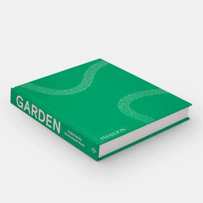 Phaidon garden book titled "Exploring The Horticultural World" featuring vibrant images of plants and garden scenes.