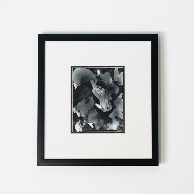 Framed Barbie shoe photo artwork by Ozmun Home featuring a vintage Barbie shoe illustration in a stylish frame.
